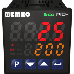 EMKO ecoPID+.4.5.1R.S.0 kompakter 4-stelliger PID Temperaturregler mit Heiz- und Kühlfunktion